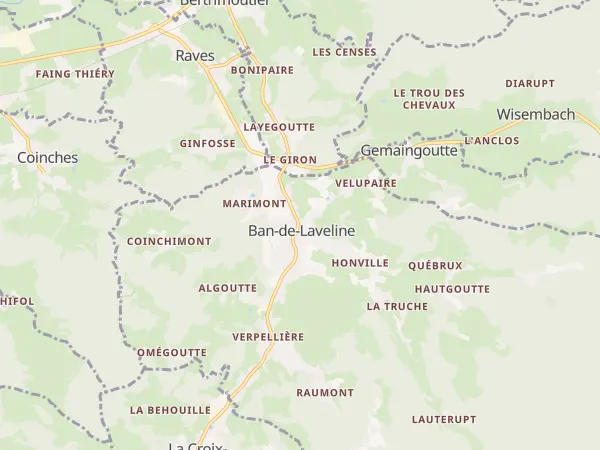 Plan de Ban-de-Laveline