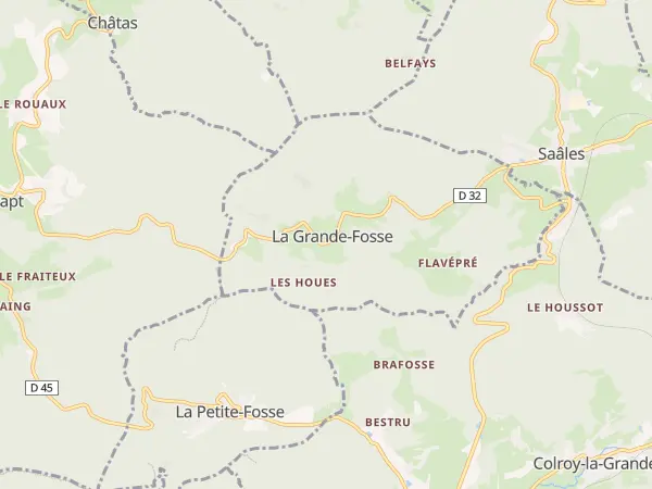 Plan de La Grande-Fosse