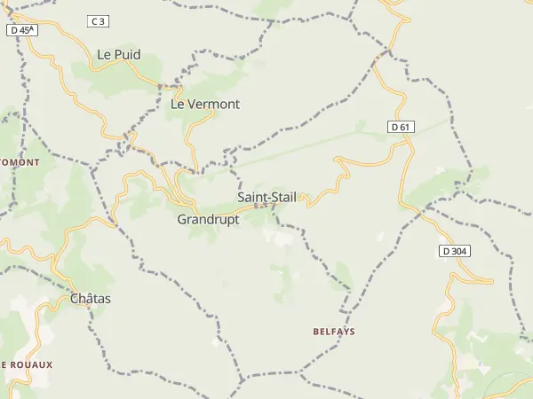 Plan de Saint-Stail