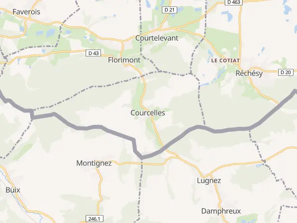 Plan de Courcelles