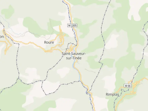 Plan de Saint-Sauveur-sur-Tinée