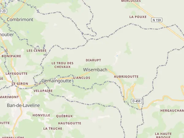 Plan de Wisembach