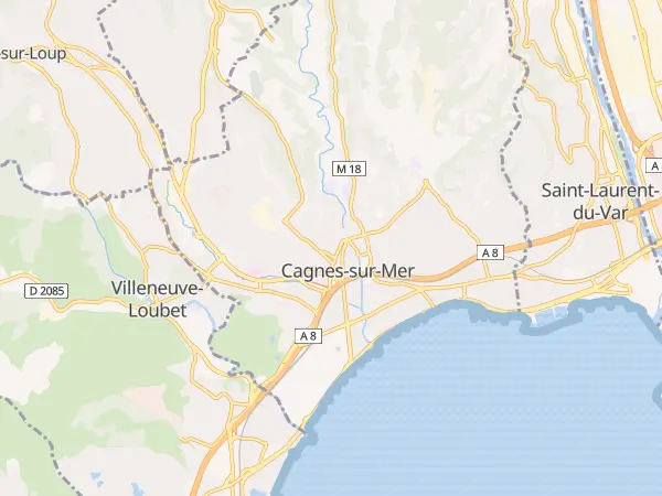 Plan de Cagnes-sur-Mer