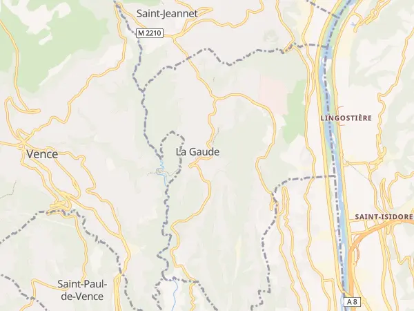 Plan de La Gaude