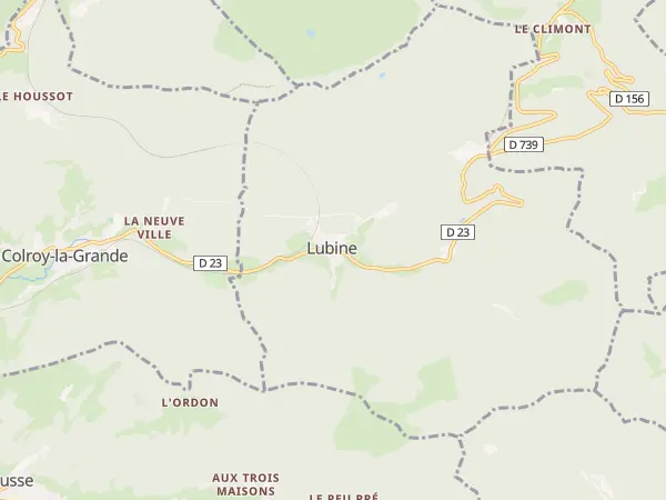 Plan de Lubine