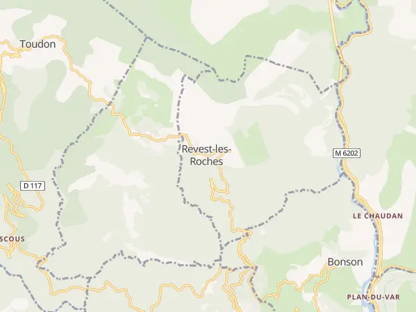 Plan de Revest-les-Roches