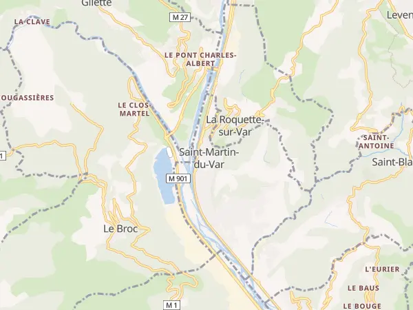 Plan de Saint-Martin-du-Var