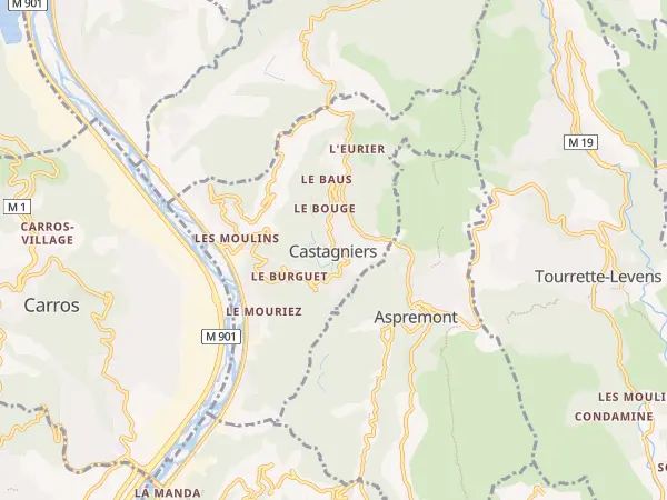 Plan de Castagniers