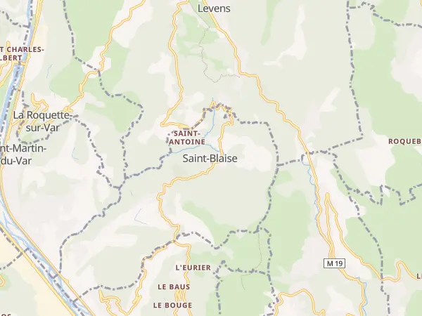 Plan de Saint-Blaise