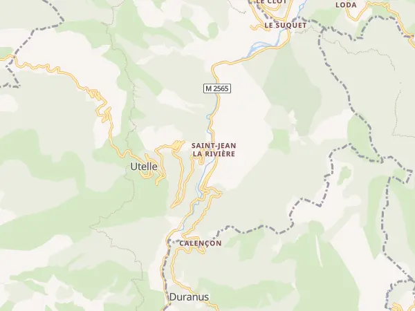 Plan de Utelle