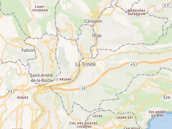 Plan de La Trinité