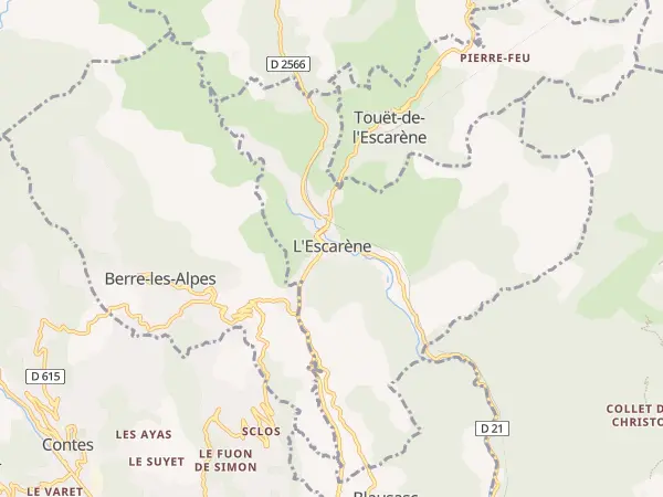 Plan de L’Escarène