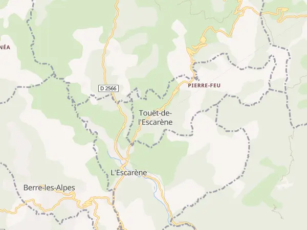 Plan de Touët-de-l’Escarène