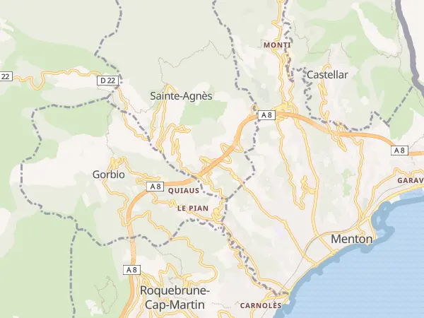 Plan de Sainte-Agnès