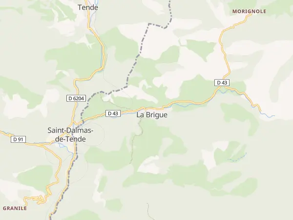 Plan de La Brigue