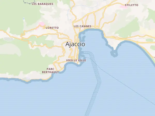Plan de Ajaccio