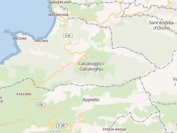 Plan de Calcatoggio
