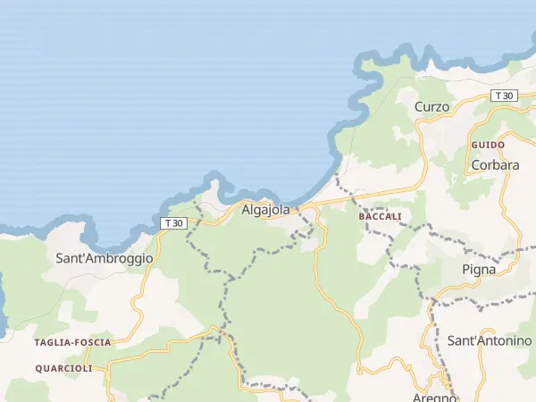 Plan de Algajola