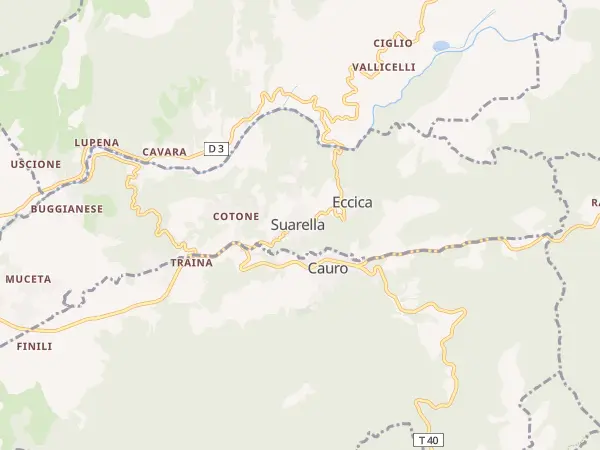 Plan de Eccica-Suarella