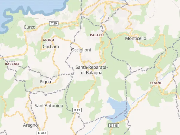 Plan de Santa-Reparata-di-Balagna