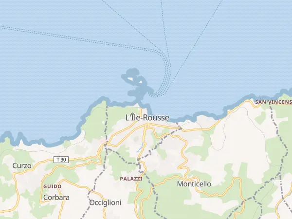 Plan de L’Île-Rousse