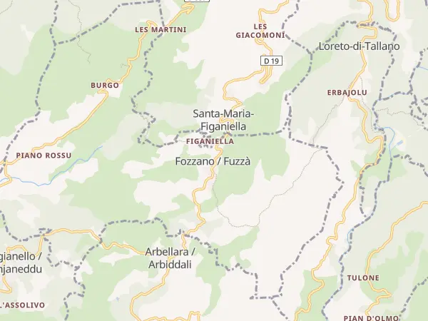Plan de Fozzano