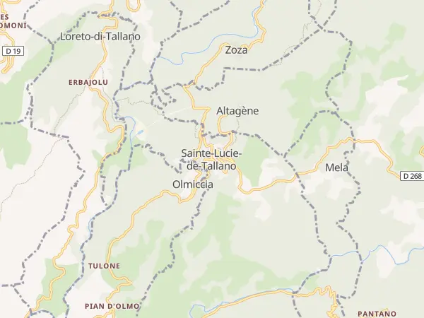 Plan de Sainte-Lucie-de-Tallano