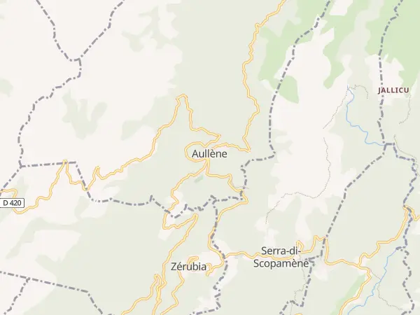 Plan de Aullène