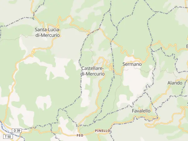 Plan de Castellare-di-Mercurio