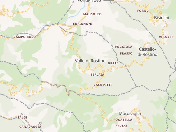 Plan de Valle-di-Rostino