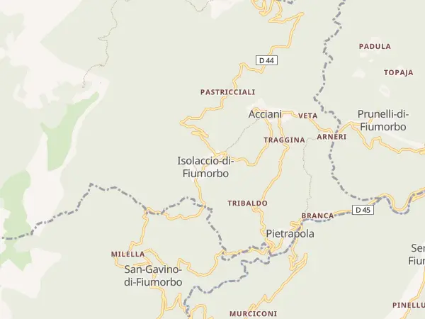Plan de Isolaccio-di-Fiumorbo