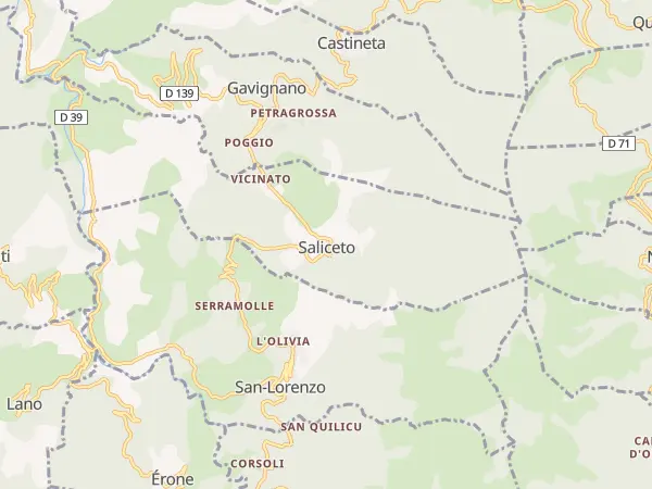 Plan de Saliceto