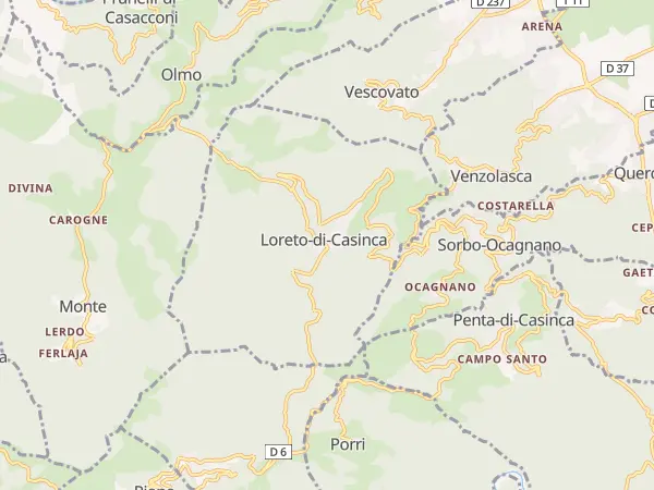 Plan de Loreto-di-Casinca