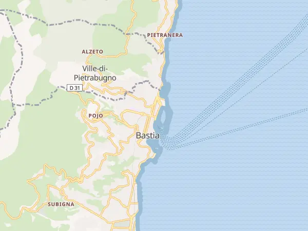 Plan de Bastia