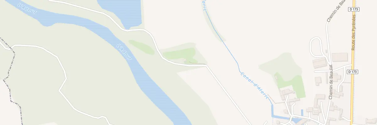 Plan du 5120 A l’Adour à Jû-Belloc