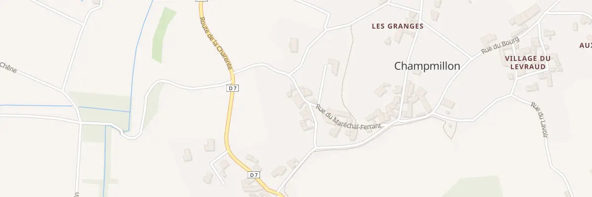 Plan du 68 Rue du Maréchal Ferrant à Champmillon