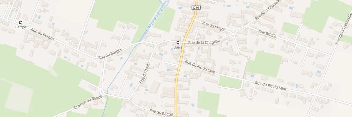 Plan du 18 Rue des Pyrénées à Ibos