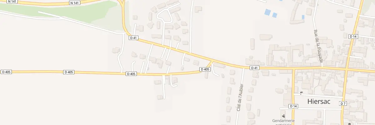 Plan du 38 Rue de Cognac à Hiersac