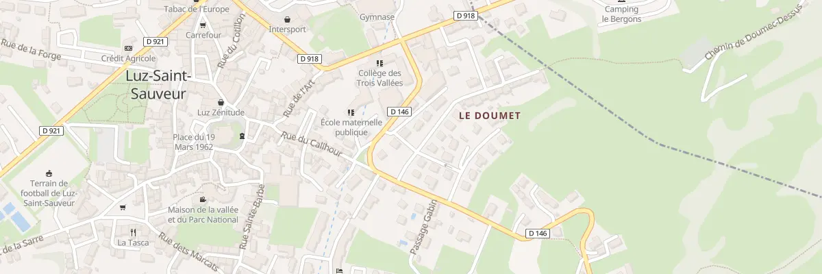 Plan du 2 Imp du Canal à Luz-Saint-Sauveur