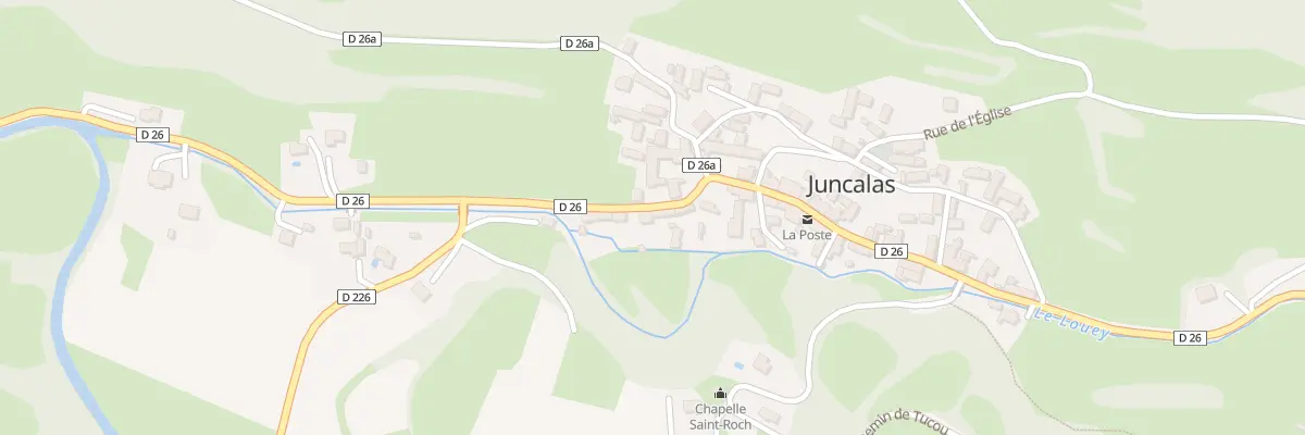 Plan du 34 Rue de Castelloubon à Juncalas
