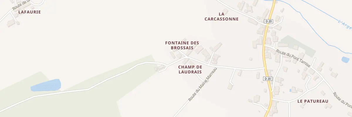 Plan du 26 Rue des Ecossais du Bourg à Rioux-Martin