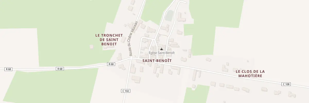 Plan du 5104 Saint Benoist à Chemiré-le-Gaudin