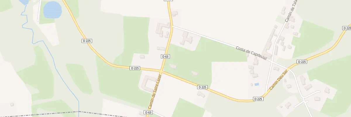 Plan du 150 Cami de Saint Lazer à Montaner
