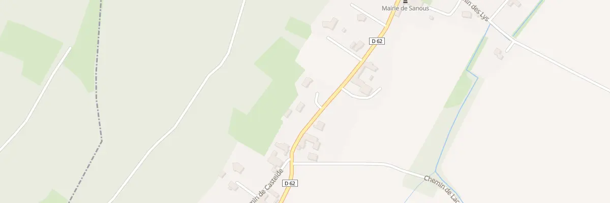 Plan du 12T Rte des Pyrenees à Sanous