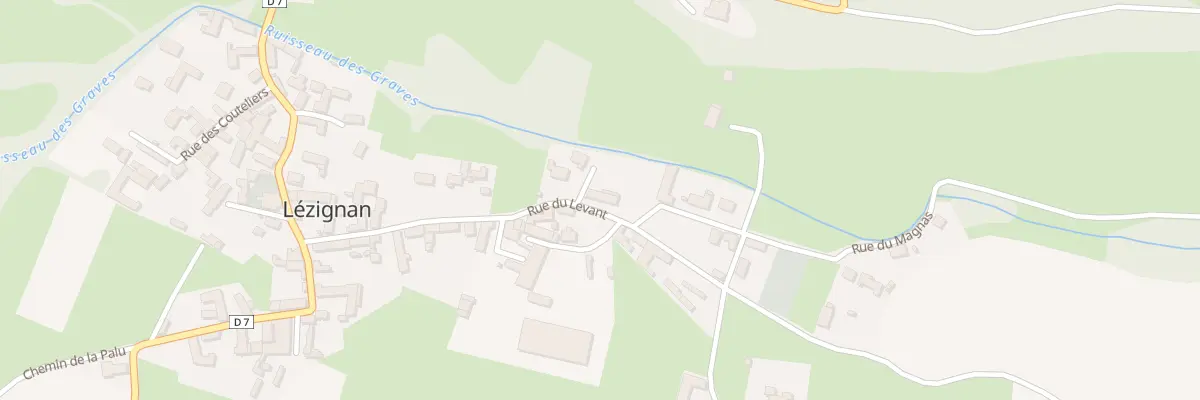 Plan du 19 Rue du Levant à Lézignan