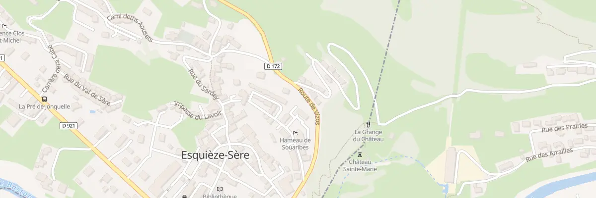 Plan du 5112 Sainte Marie à Esquièze-Sère