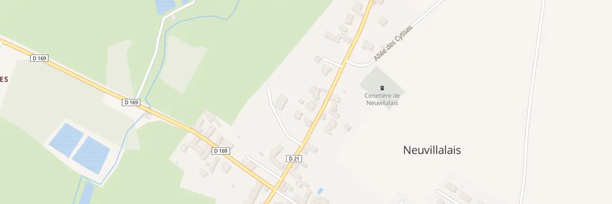 Plan du 45 Rue du Meridien à Neuvillalais