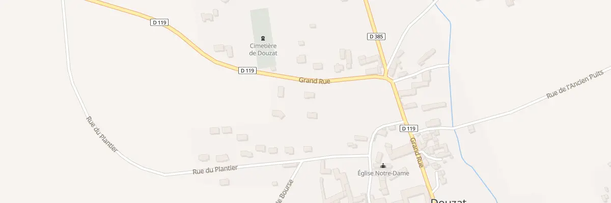 Plan du 5201 Le Plantier à Douzat