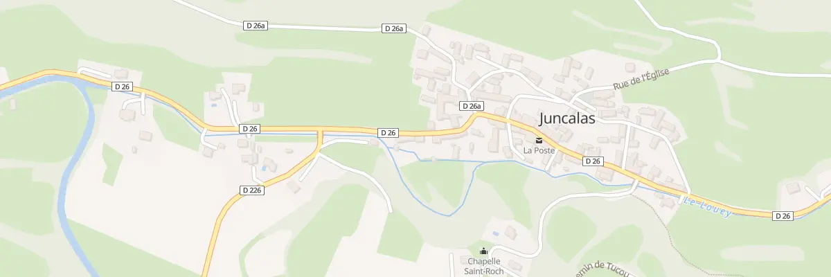 Plan du 30 Rue de Castelloubon à Juncalas