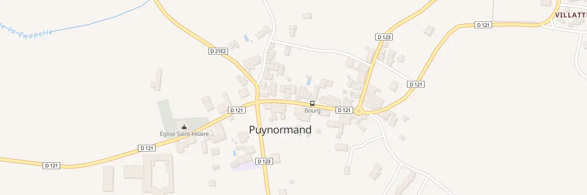 Plan du 21 Le Bourg Nord à Puynormand